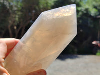 Polished Girasol Pearl Quartz Point x 1 From Ambatondrazaka, Madagascar - Toprock Gemstones and Minerals 