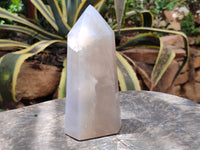 Polished Girasol Pearl Quartz Point x 1 From Ambatondrazaka, Madagascar - Toprock Gemstones and Minerals 