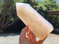 Polished Girasol Pearl Quartz Point x 1 From Ambatondrazaka, Madagascar - Toprock Gemstones and Minerals 