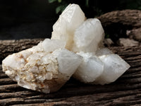 Natural Cascading Candle Quartz Clusters x 3 From Antsirabe, Madagascar - Toprock Gemstones and Minerals 