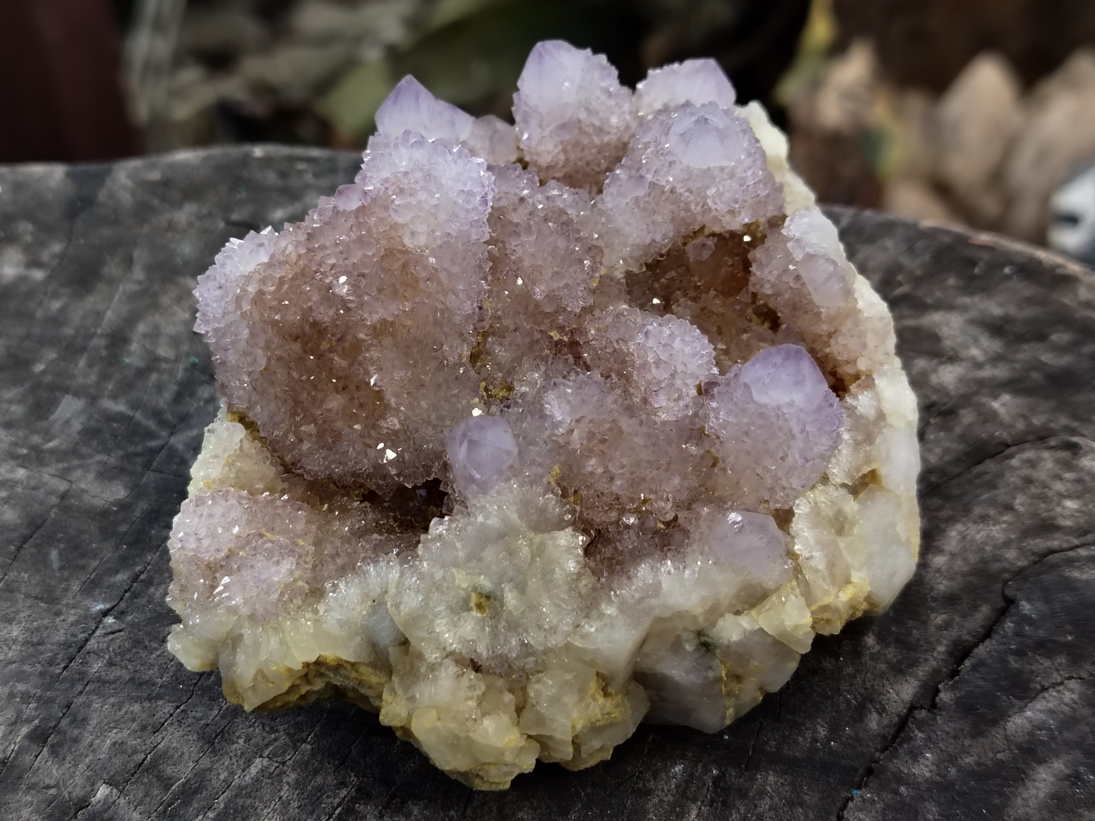 Natural Amethyst Spirit Quartz Clusters x 2 From Boekenhouthoek, South Africa - Toprock Gemstones and Minerals 