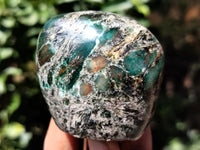 Polished Emerald Mica In Matrix Standing Free Forms x 6 From Mutoko, Zimbabwe - Toprock Gemstones and Minerals 