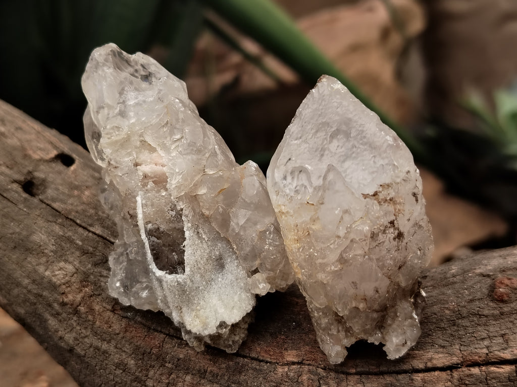 Natural Drusy Quartz Coated Calcite Pseudomorph Specimens x 20 From Lesotho - Toprock Gemstones and Minerals 