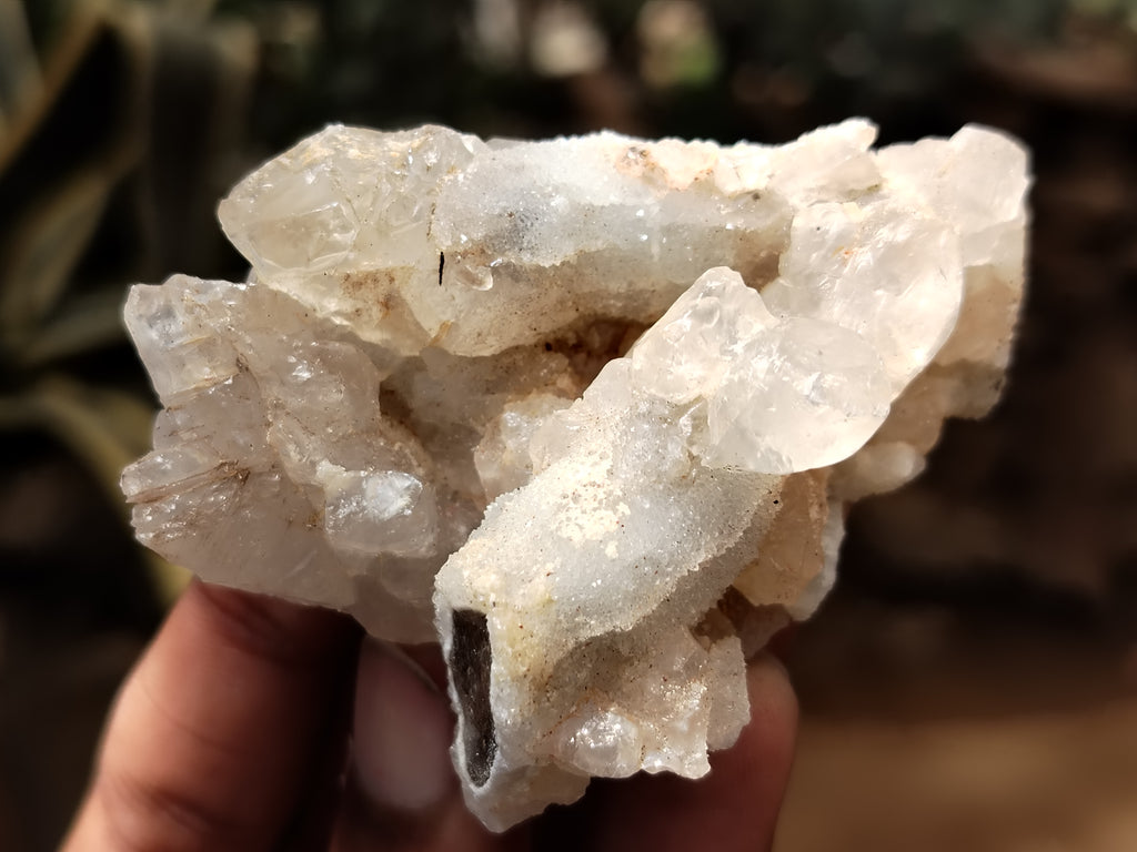 Natural Drusy Quartz Coated Calcite Pseudomorph Specimens x 20 From Lesotho - Toprock Gemstones and Minerals 