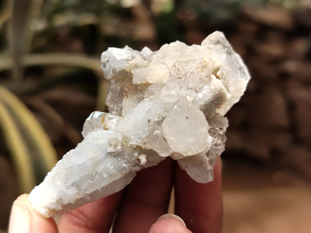 Natural Drusy Quartz Coated Calcite Pseudomorph Specimens x 20 From Lesotho - Toprock Gemstones and Minerals 