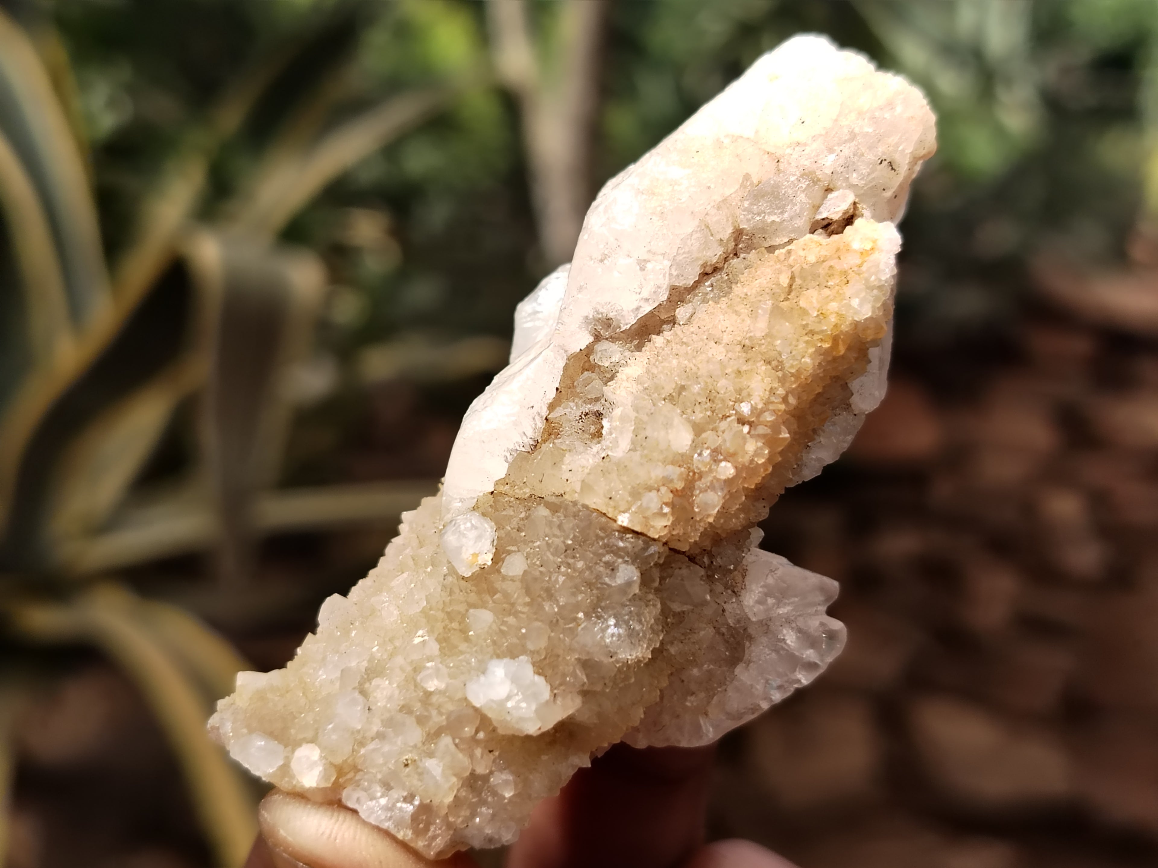 Natural Drusy Quartz Coated Calcite Pseudomorph Specimens x 20 From Lesotho - Toprock Gemstones and Minerals 