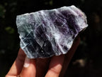 Polished On One Side Watermelon Fluorite x 10 From Uis, Namibia - Toprock Gemstones and Minerals 