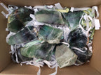 Polished On One Side Watermelon Fluorite x 10 From Uis, Namibia - Toprock Gemstones and Minerals 