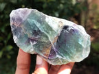 Polished On One Side Watermelon Fluorite x 10 From Uis, Namibia - Toprock Gemstones and Minerals 