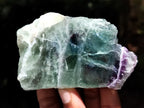 Polished On One Side Watermelon Fluorite x 10 From Uis, Namibia - Toprock Gemstones and Minerals 