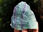 Polished On One Side Watermelon Fluorite x 10 From Uis, Namibia - Toprock Gemstones and Minerals 