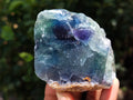 Polished On One Side Watermelon Fluorite x 10 From Uis, Namibia - Toprock Gemstones and Minerals 