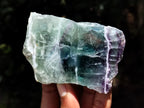 Polished On One Side Watermelon Fluorite x 10 From Uis, Namibia - Toprock Gemstones and Minerals 