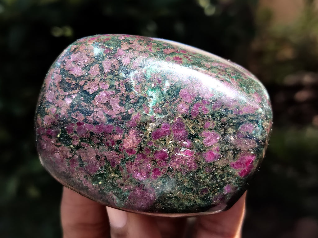 Polished Ruby Corundum In Chrome Verdite Free Forms x 4 From Zimbabwe - Toprock Gemstones and Minerals 