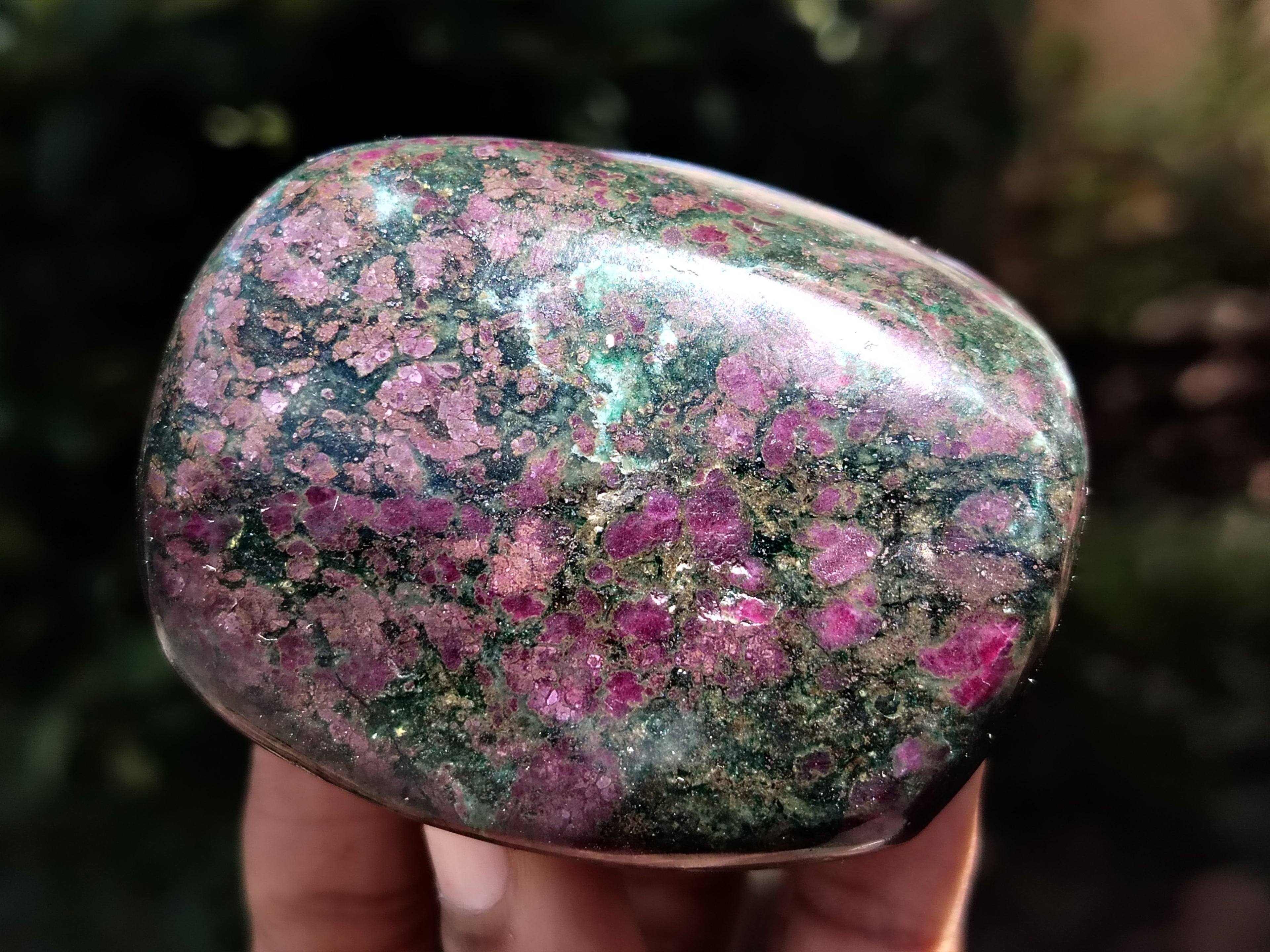 Polished Ruby Corundum In Chrome Verdite Free Forms x 4 From Zimbabwe - Toprock Gemstones and Minerals 