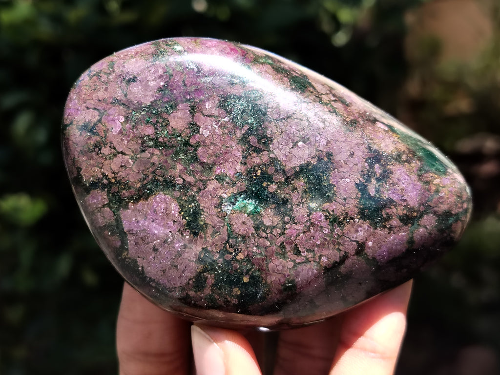 Polished Ruby Corundum In Chrome Verdite Free Forms x 4 From Zimbabwe - Toprock Gemstones and Minerals 