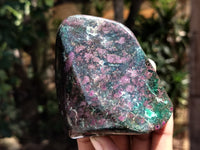 Polished Ruby Corundum In Chrome Verdite Free Forms x 4 From Zimbabwe - Toprock Gemstones and Minerals 