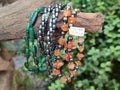 Hand Made Mixed Stone Bead Necklaces x 6 From South Africa - Toprock Gemstones and Minerals 
