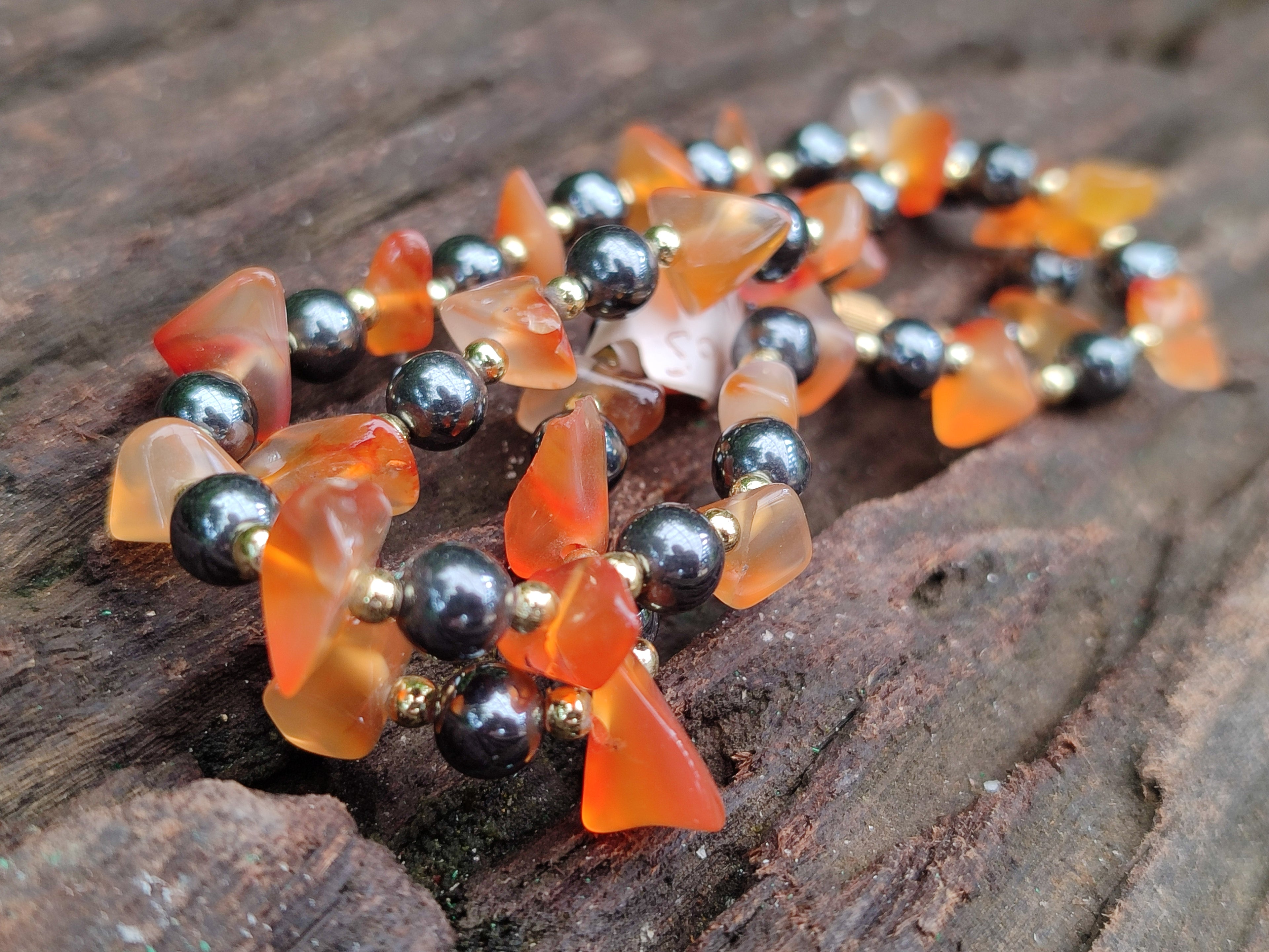 Hand Made Mixed Stone Bead Necklaces x 6 From South Africa - Toprock Gemstones and Minerals 