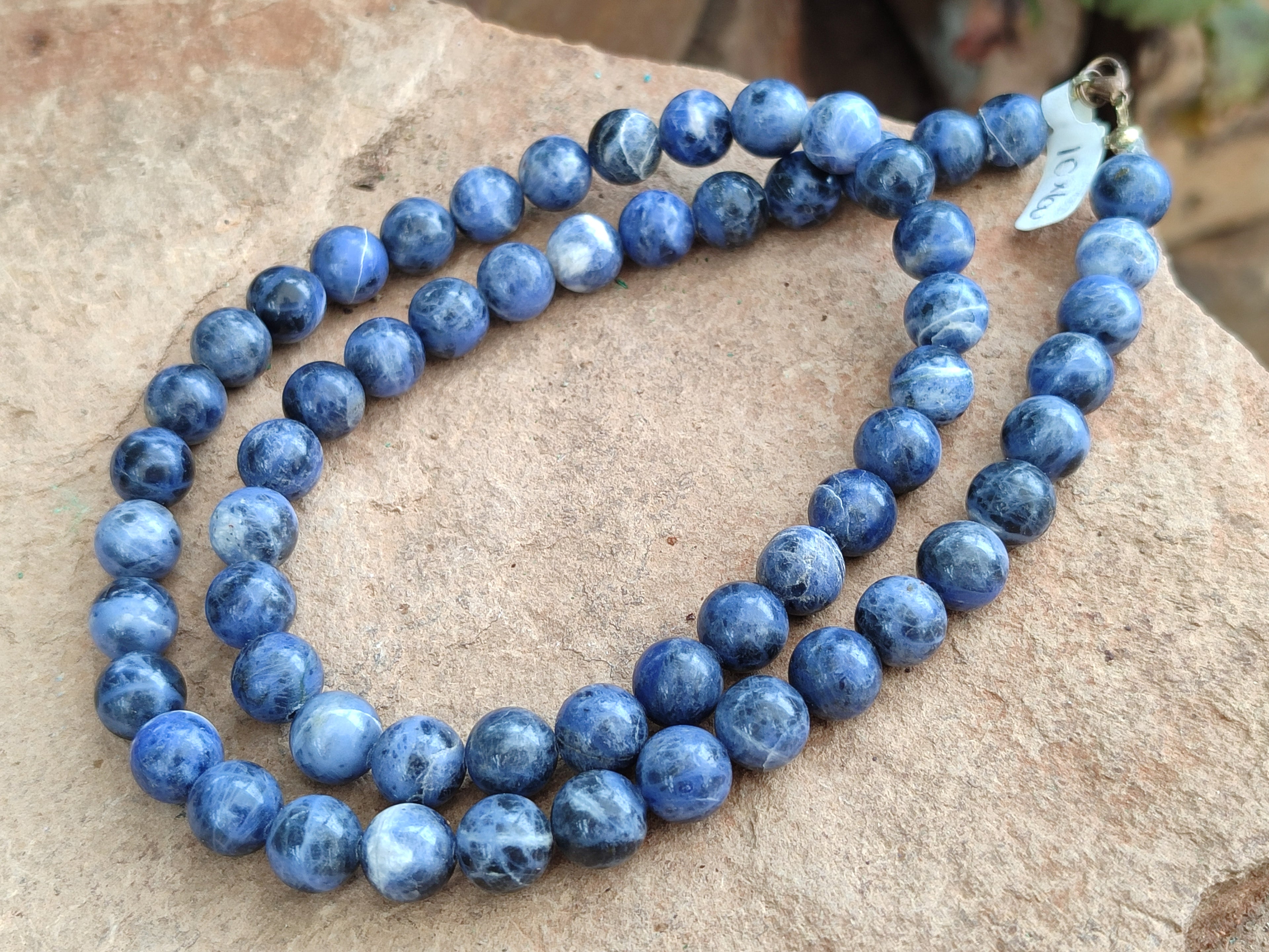 Hand Made Mixed Stone Bead Necklaces x 6 From South Africa - Toprock Gemstones and Minerals 