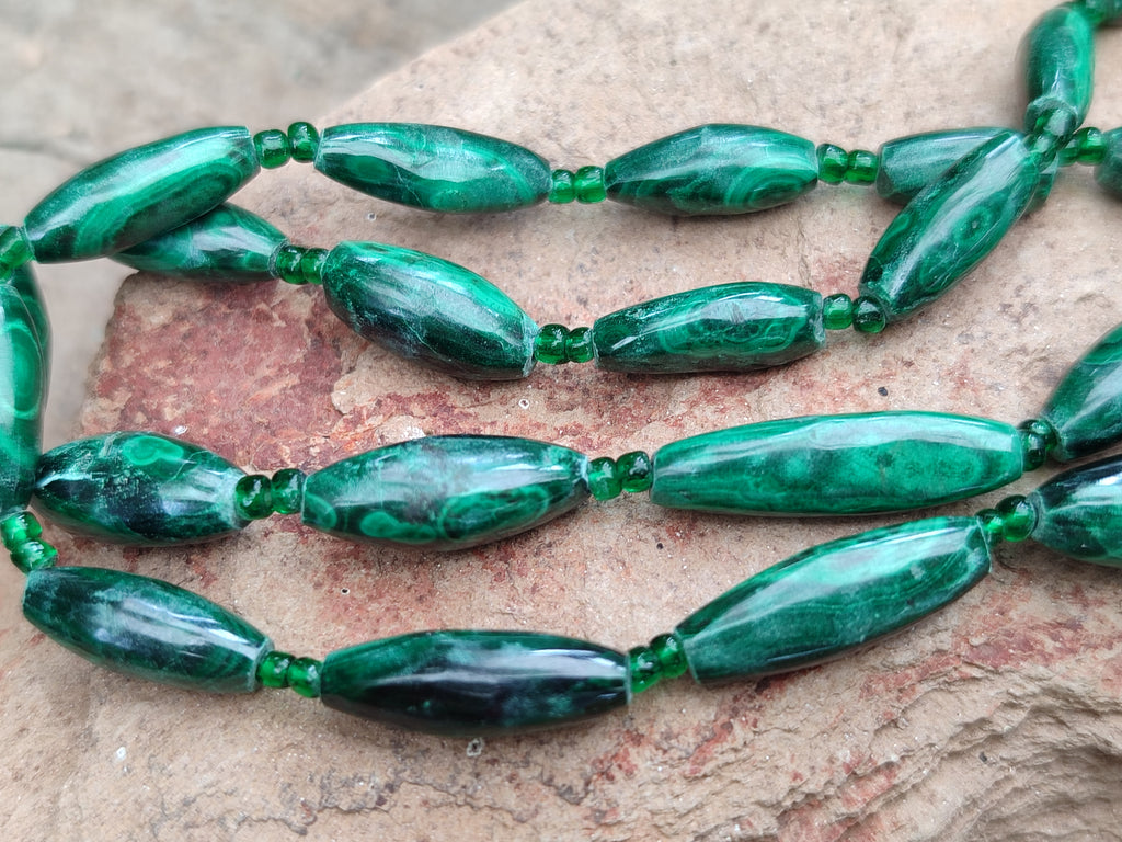 Hand Made Mixed Stone Bead Necklaces x 6 From South Africa - Toprock Gemstones and Minerals 