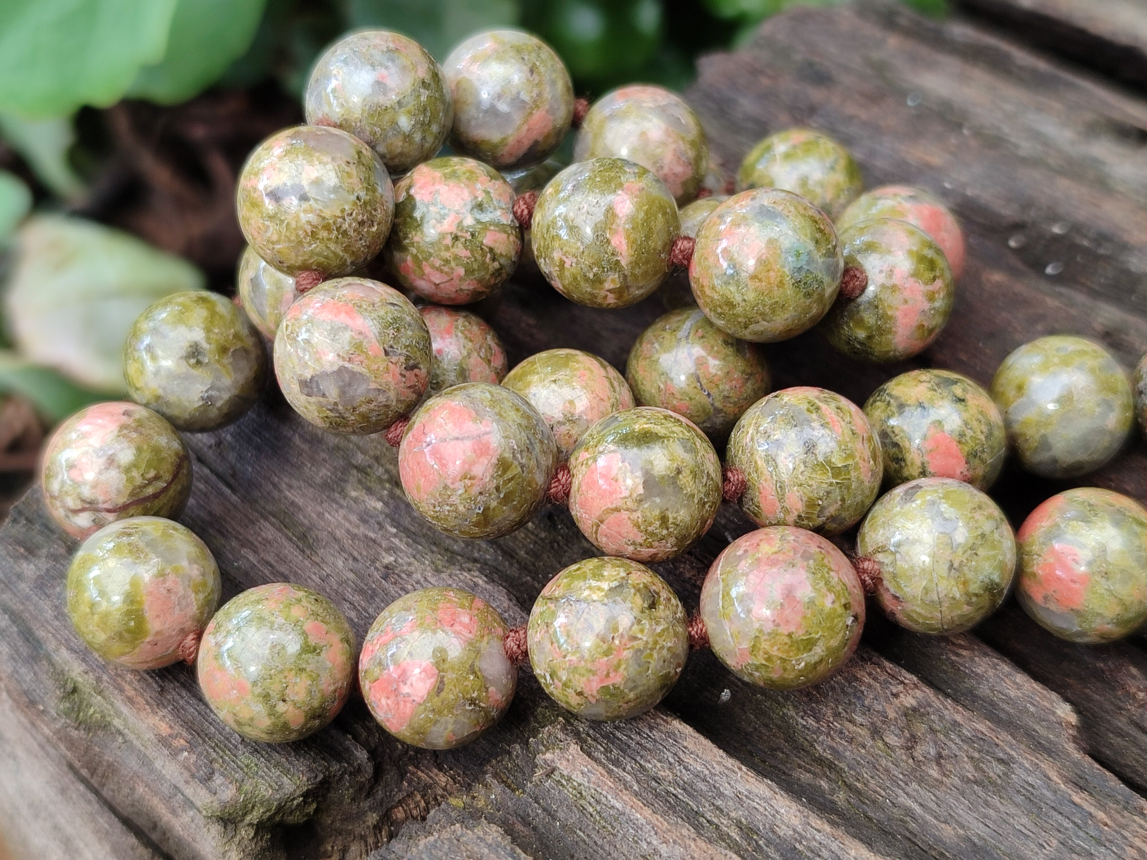 Hand Made Mixed Stone Bead Necklaces x 6 From South Africa - Toprock Gemstones and Minerals 