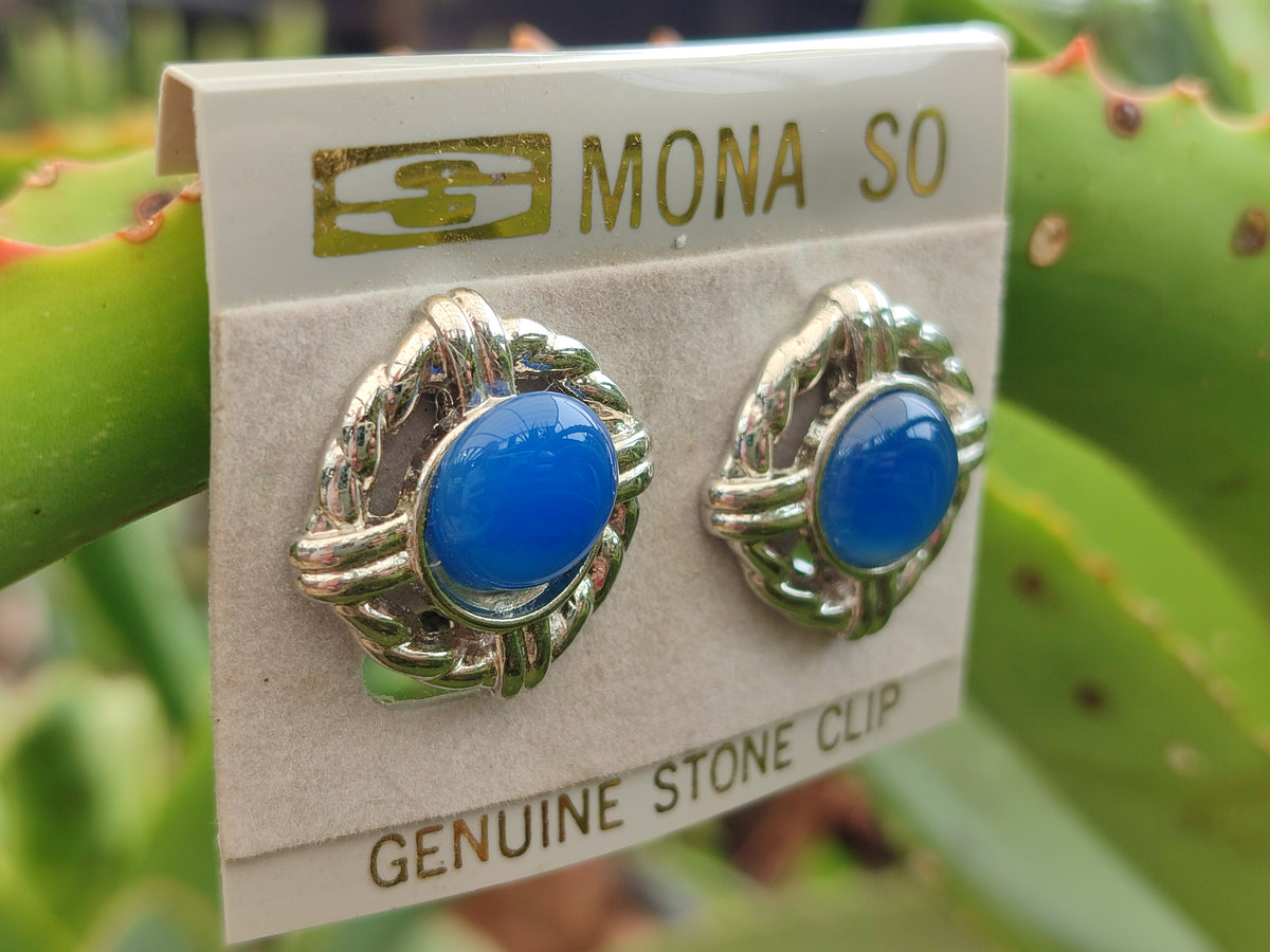 Hand Made Mixed Stone Earrings x 12 From Southern Africa - Toprock Gemstones and Minerals 