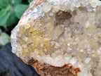 Natural Limonite Quartz Clusters x 2 From Solwezi, Zambia - Toprock Gemstones and Minerals 