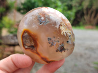 Polished Flower Agate Standing Free Forms x 6 From Antsahalova, Madagascar - Toprock Gemstones and Minerals 