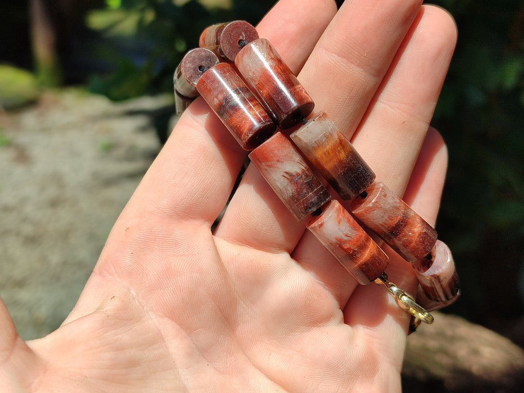 Hand Made Mixed Stone Bead Necklaces x 4 From Southern Africa - Toprock Gemstones and Minerals 