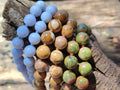 Hand Made Mixed Stone Bead Necklaces x 4 From Southern Africa - Toprock Gemstones and Minerals 