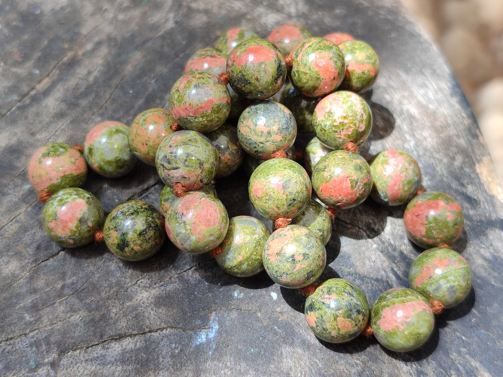 Hand Made Mixed Stone Bead Necklaces x 4 From Southern Africa - Toprock Gemstones and Minerals 