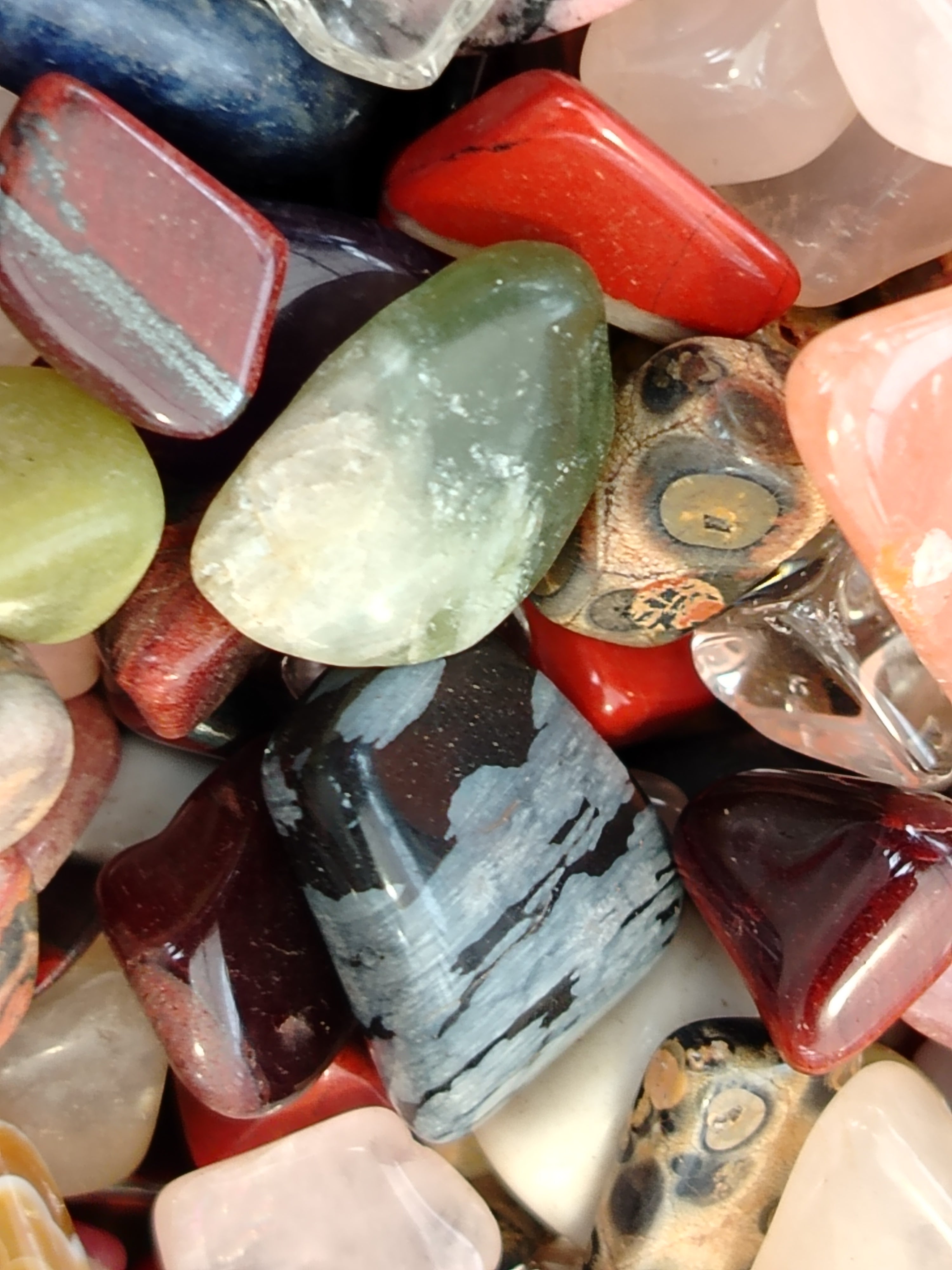 Polished Assortment Of Tumbled Stones - sold per kg - From Southern Africa - Toprock Gemstones and Minerals 