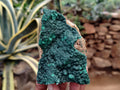 Natural Botryoidal Malachite Specimens x 6 From Congo - Toprock Gemstones and Minerals 