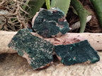 Natural Botryoidal Malachite Specimens x 6 From Congo - Toprock Gemstones and Minerals 