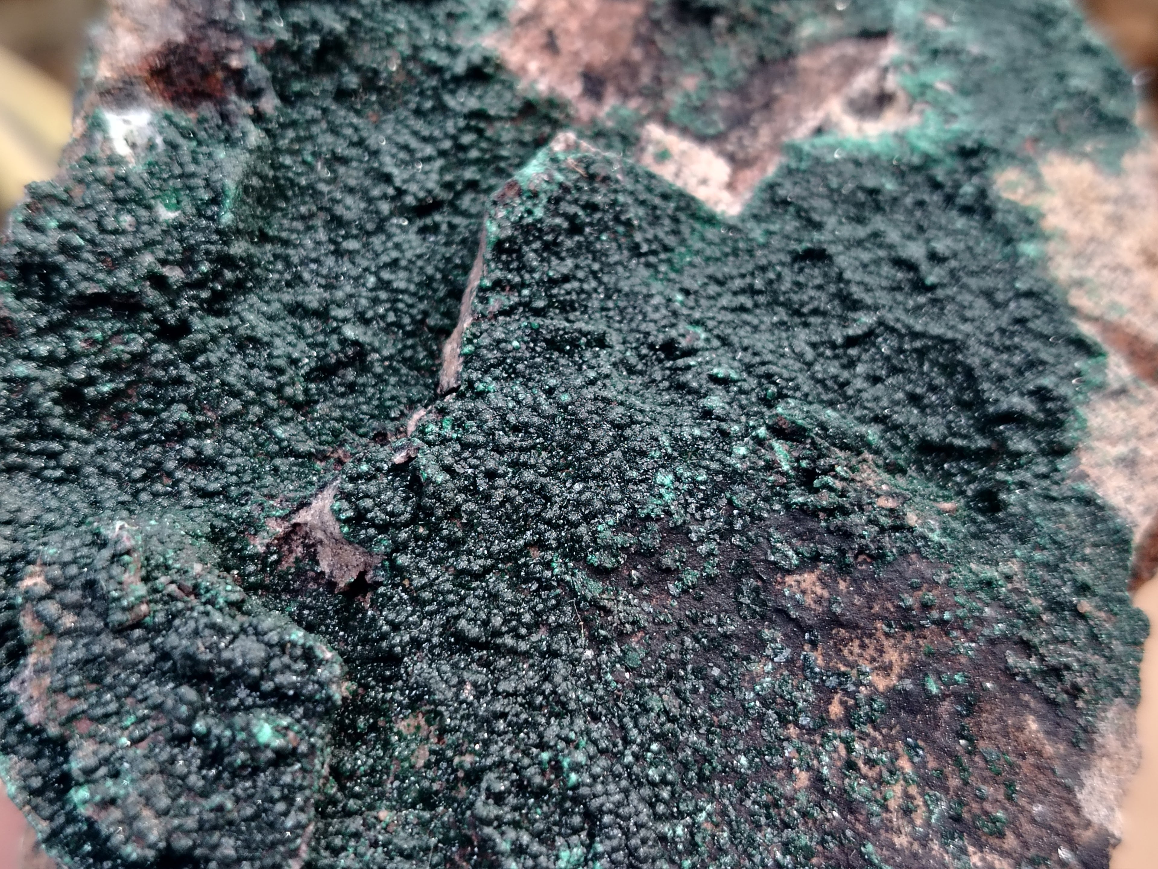 Natural Botryoidal Malachite Specimens x 6 From Congo - Toprock Gemstones and Minerals 