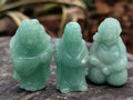 Hand Made Aventurine Gods x 7 From China - Toprock Gemstones and Minerals 