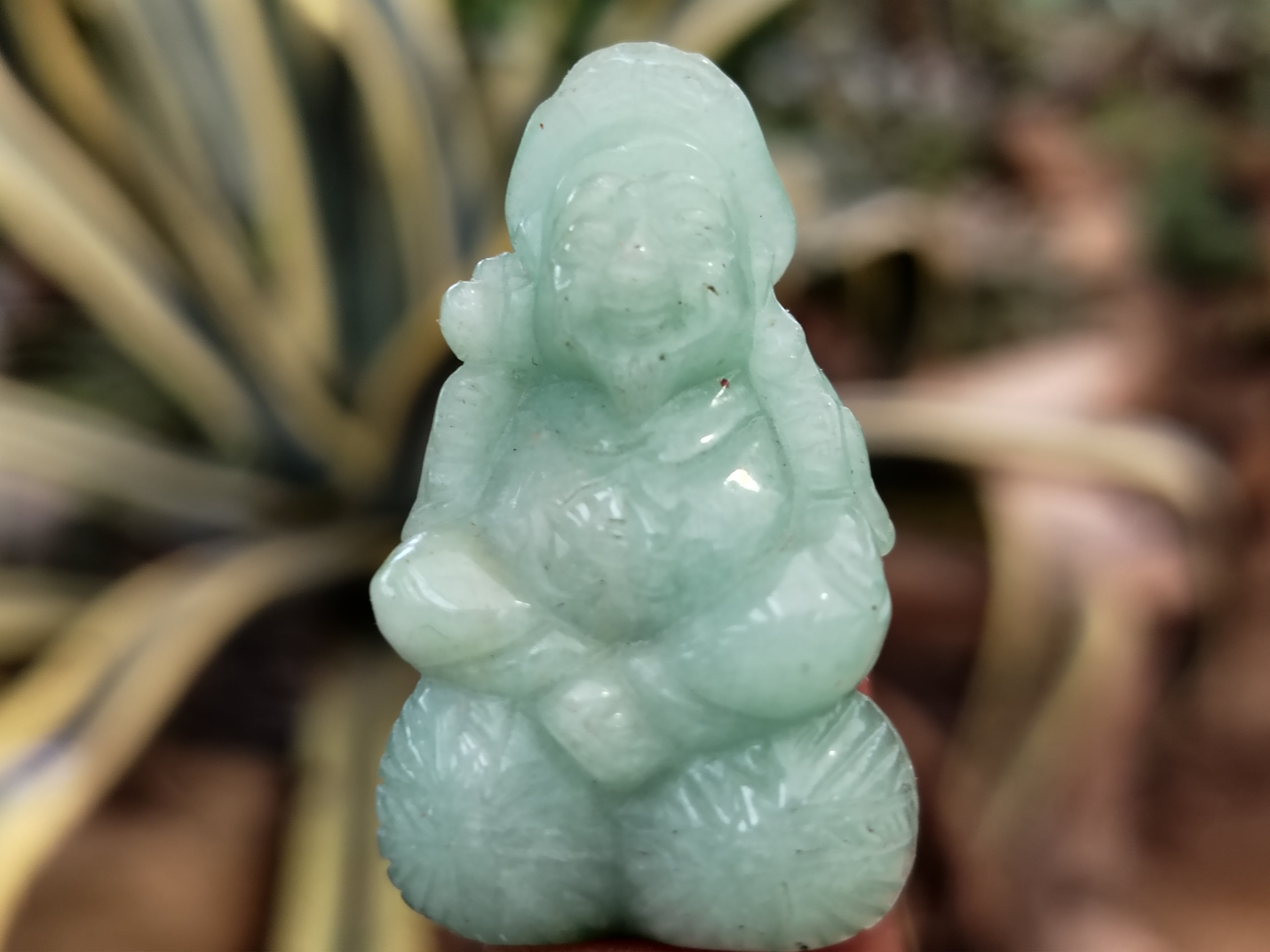 Hand Made Aventurine Gods x 7 From China - Toprock Gemstones and Minerals 