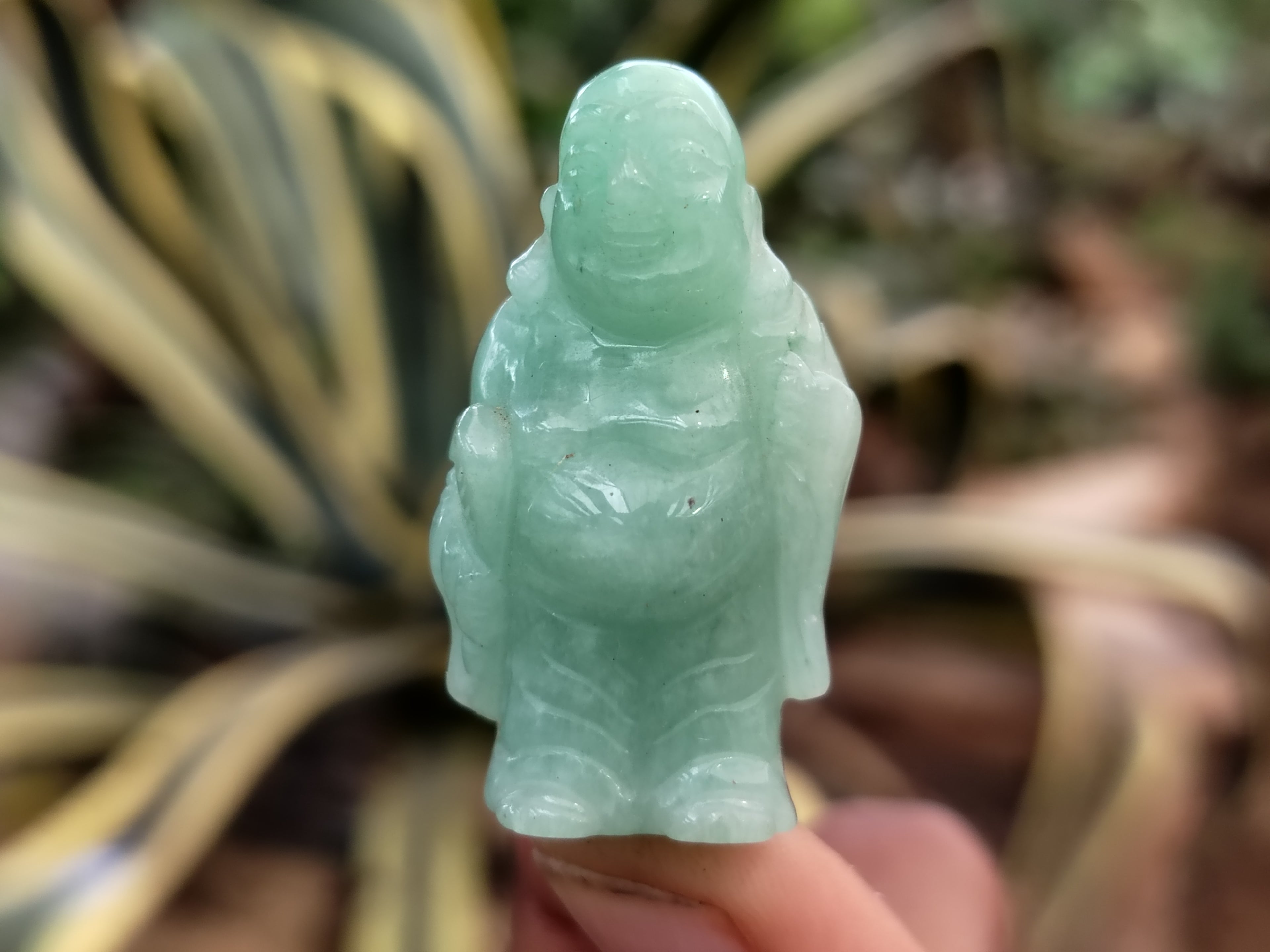 Hand Made Aventurine Gods x 7 From China - Toprock Gemstones and Minerals 