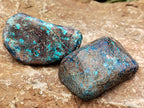 Polished Shattuckite Free Forms x 6 From Congo - Toprock Gemstones and Minerals 