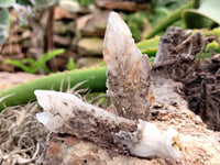 Natural Drusy Quartz Coated Calcite Pseudomorph Specimens x 20 From Alberts Mountain, Lesotho - Toprock Gemstones and Minerals 