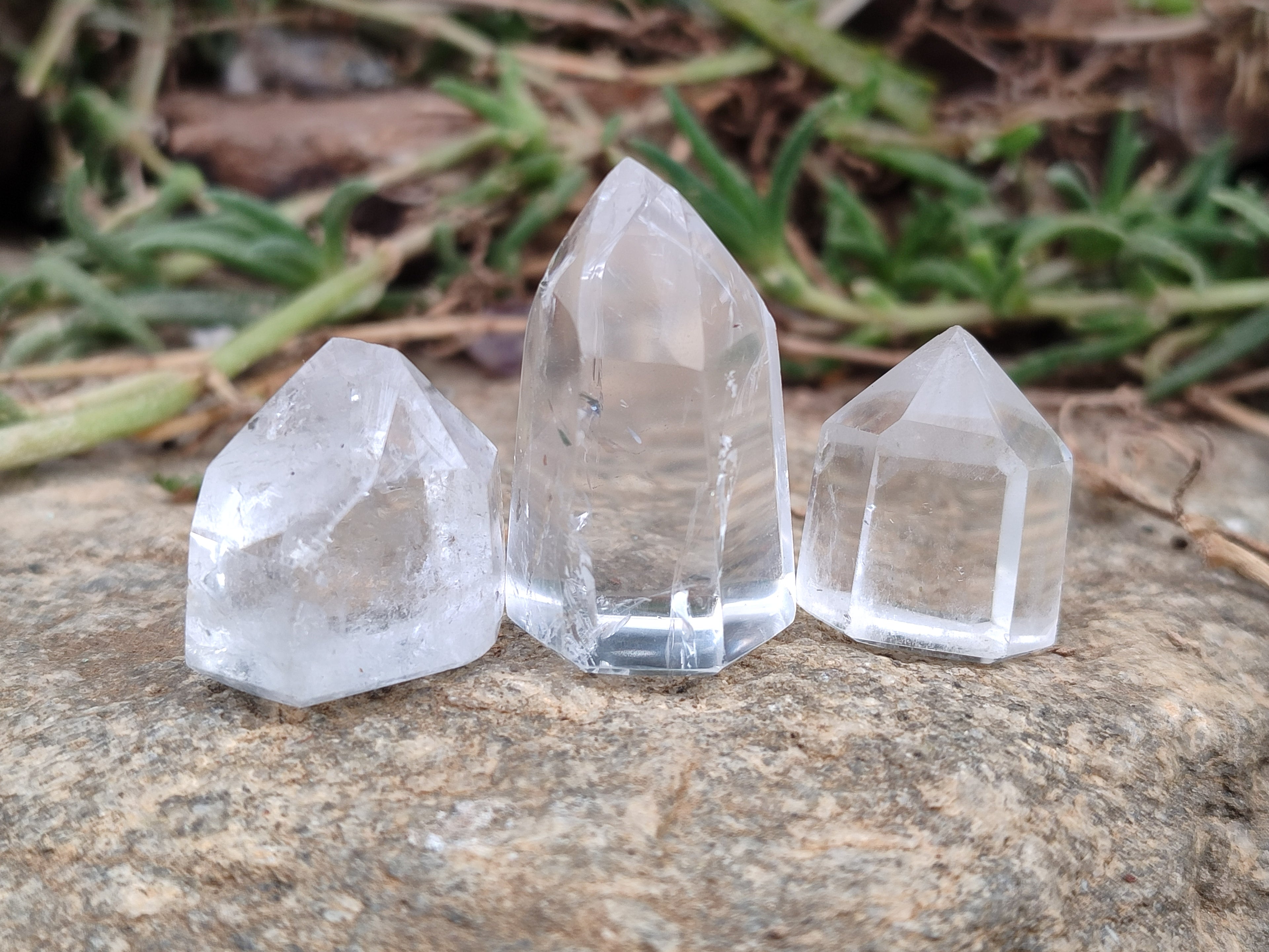 Polished Clear Quartz Crystals x 70 From Madagascar - Toprock Gemstones and Minerals 