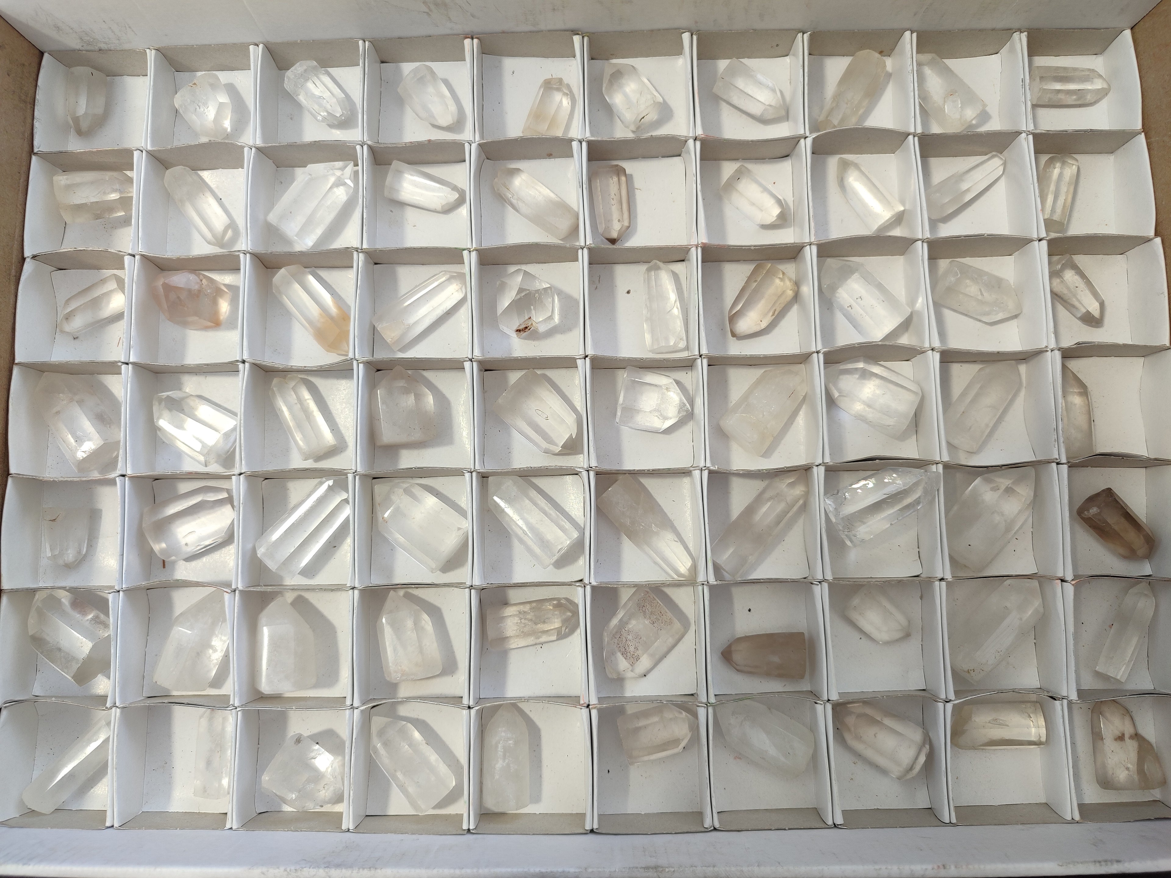 Polished Clear Quartz Crystals x 70 From Madagascar - Toprock Gemstones and Minerals 