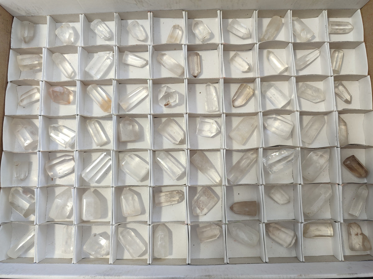 Polished Clear Quartz Crystals x 70 From Madagascar - Toprock Gemstones and Minerals 