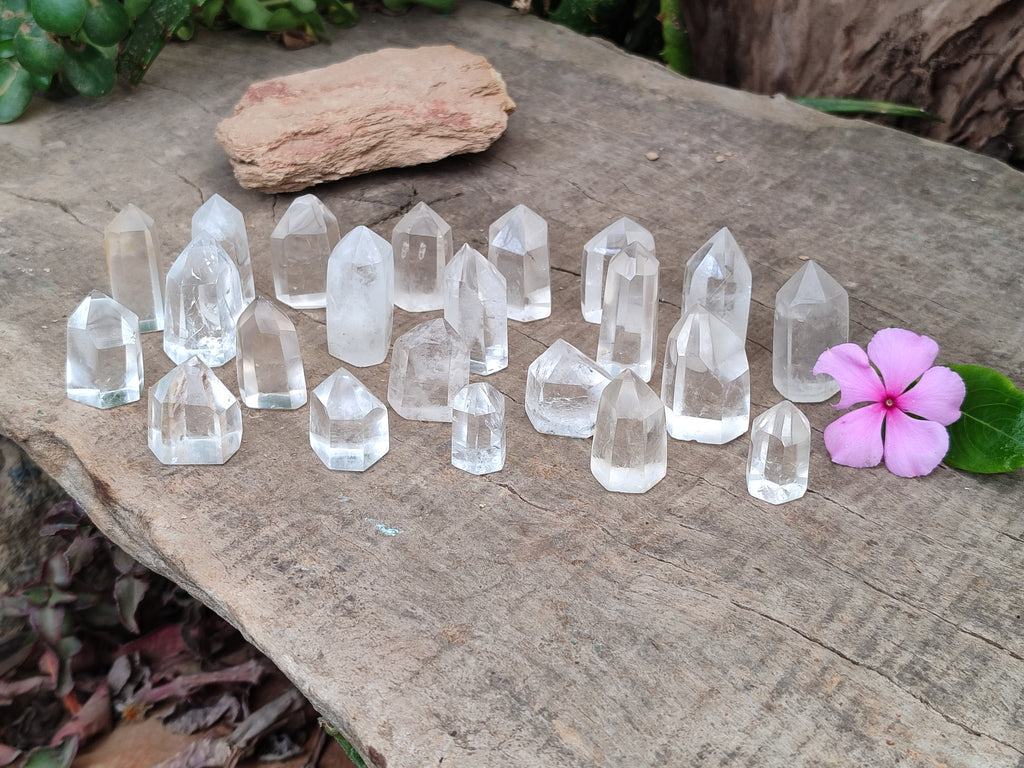 Polished Clear Quartz Crystals x 70 From Madagascar - Toprock Gemstones and Minerals 
