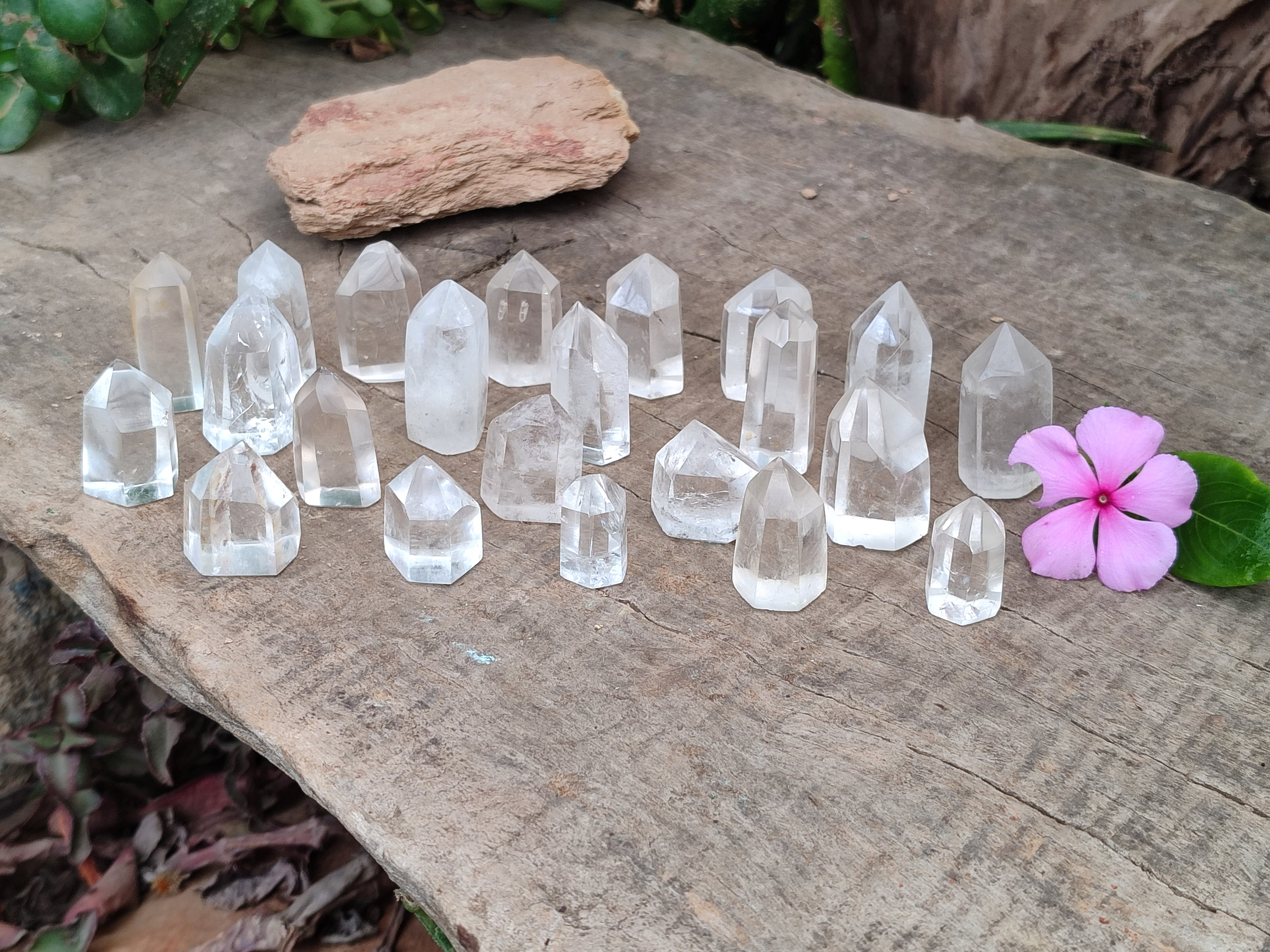 Polished Clear Quartz Crystals x 70 From Madagascar - Toprock Gemstones and Minerals 