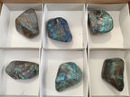 Polished Shattuckite Free Forms x 6 From Congo - Toprock Gemstones and Minerals 