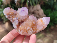 Natural Amethyst Spirit Quartz Clusters x 6 From Boekenhouthoek, South Africa