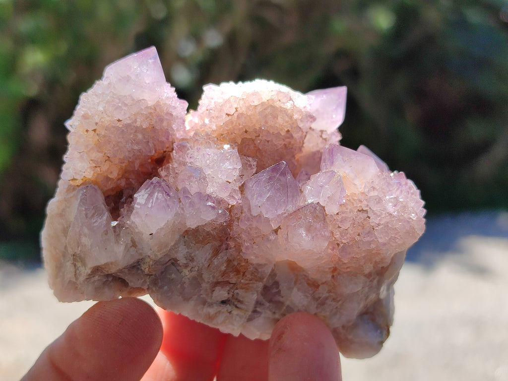 Natural Amethyst Spirit Quartz Clusters x 6 From Boekenhouthoek, South Africa - Toprock Gemstones and Minerals 