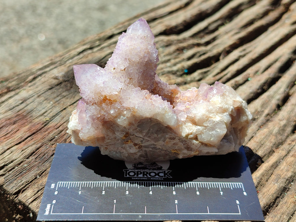 Natural Amethyst Spirit Quartz Clusters x 6 From Boekenhouthoek, South Africa - Toprock Gemstones and Minerals 